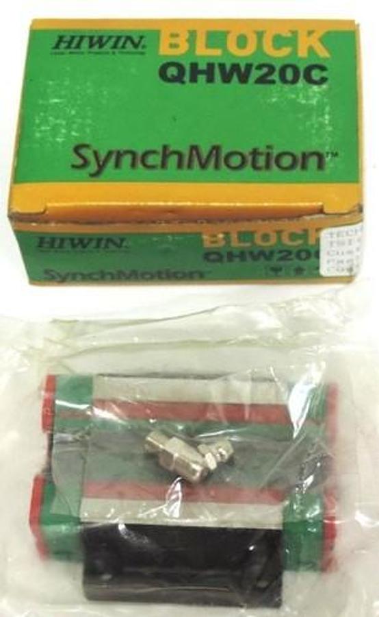 NEW HIWIN BLOCK QHW20C SYNCHMOTION BLOCK BEARING P/N: QHW-20-CC-Z0-H
