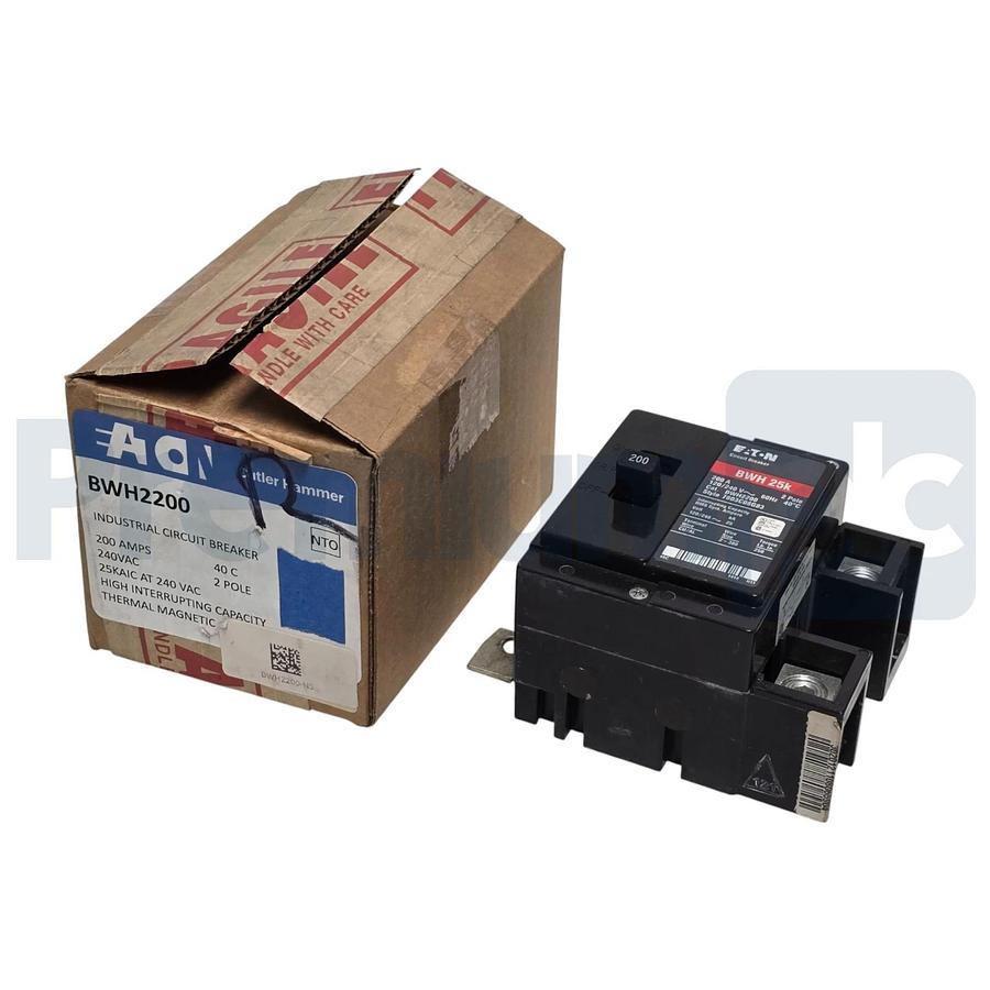 Eaton Cutler-Hammer BWH2200 BR Main Circuit Breaker 200A 2P 120/240V 25kA NSNP 786676460606
