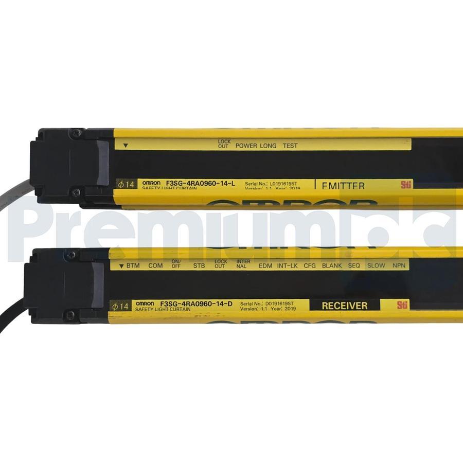 OMRON STI F3SG-4RA0960-14 F3SG-RA SAFETY LIGHT CURTAIN SET 14mmx960mm 24VDC NSNP