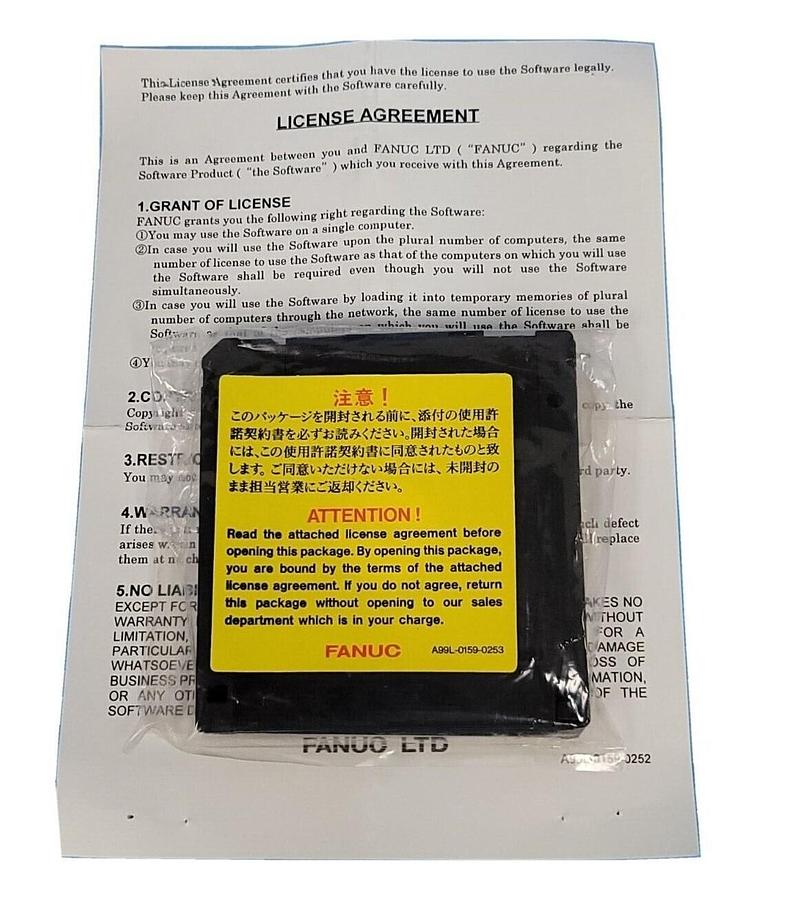 Used NEW FANUC A02B-0207-K770 OPEN CNC FLOPPY DISK SET EN07-1, EN07-2, EN07-3, EN07-4