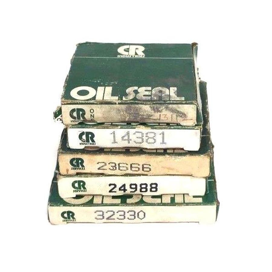 Used LOT OF 5 NIB CHICAGO RAWHIDE OIL SEALS 32330 , 24988 , 23666 , 14381 , 13112