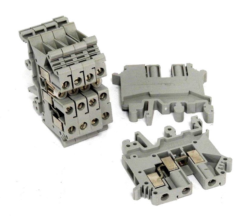 Used LOT OF 6 NEW PHOENIX CONTACT UK5-TWIN TERMINAL BLOCKS UK5TWIN