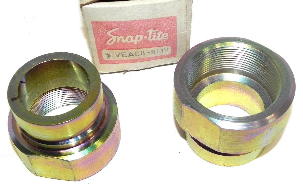 Used NIB SNAP-TITE VEAC8-8MV COUPLING HALF, QUICK LUG, FPT CONN, 2'', ST, VEAC88MV
