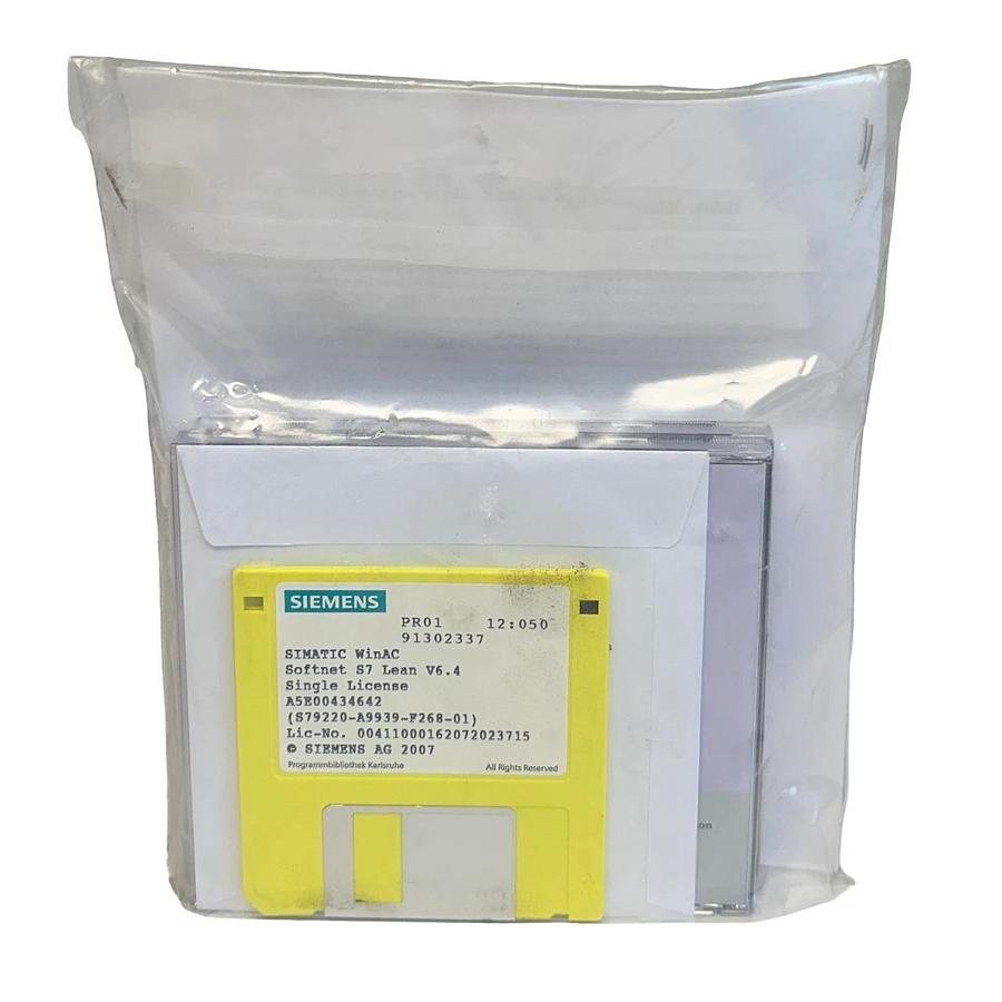 Used SIEMENS A5E00434642 SIMATIC WinAC SLOT 412 / 416 V4.0 SOFTNET-S7 LEAN ED NSFS