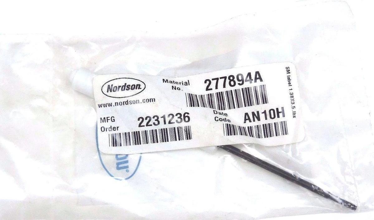 Used NEW NORDSON MATERIAL NO. 277894A MFG ORDER 2231236