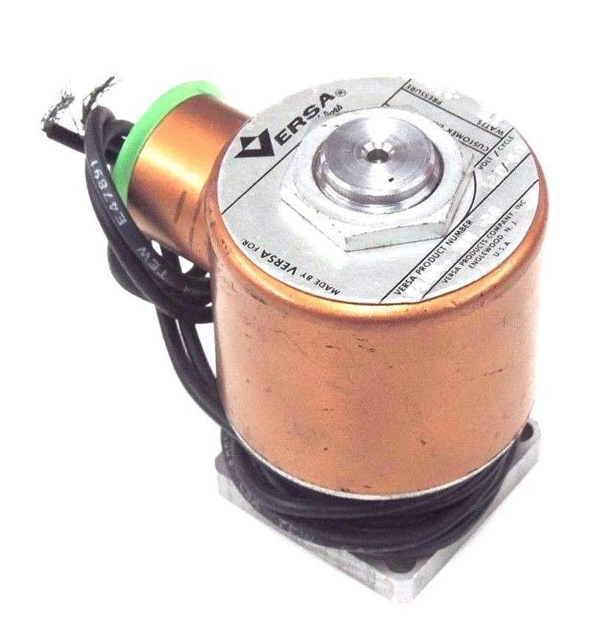 Used VERSA VALVE E2SM.2011.-80 CONTROL VALVE 17W, 120V, 300PSI, E2SM201180