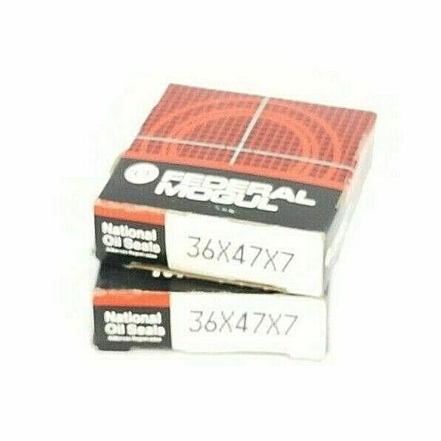Used LOT OF 2 NIB FEDERAL MOGUL 36X47X7 MM OIL SEALS SOG 36 47 7 2 101897