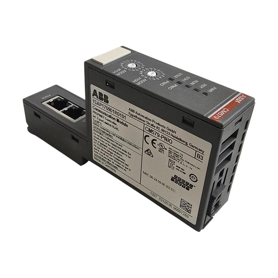 ABB CM579-PNIO 1SAP170901R0101 AC500 Comm. Module PROFINET IO RT Controller NSMP