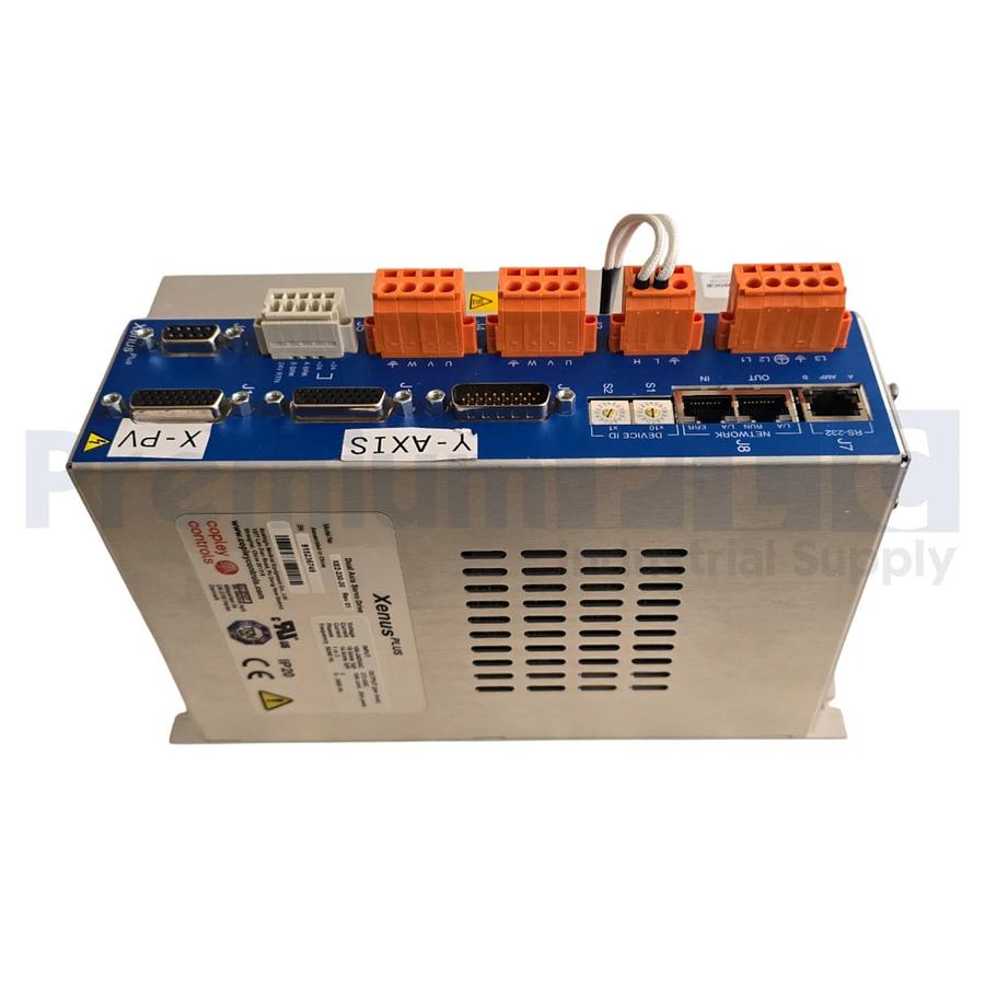 Used COPLEY CONTROLS: XE2-230-20 REV. 01 XENUS PLUS 2-AXIS EtherCAT SERVO DRIVE USPI