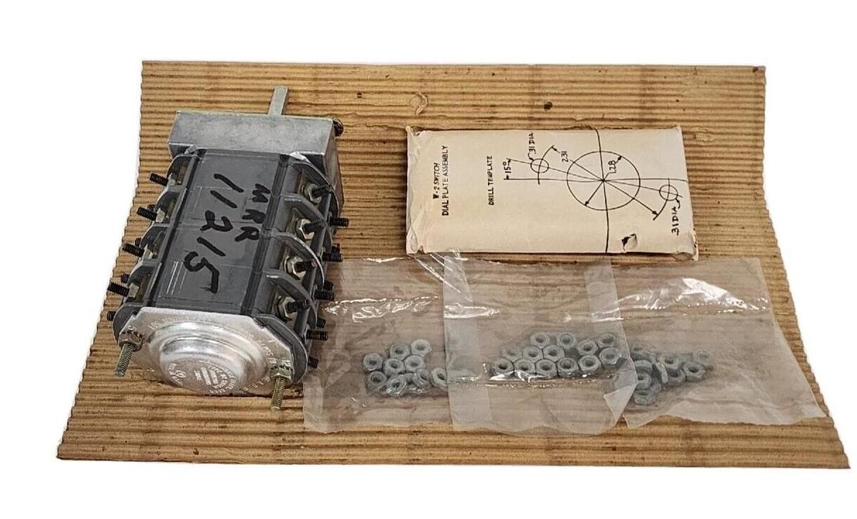 NIB WESTINGHOUSE 505A705-SH2 ROTARY SWITCH 505A705, 505A705G02 TYPE W-2 SWITCH