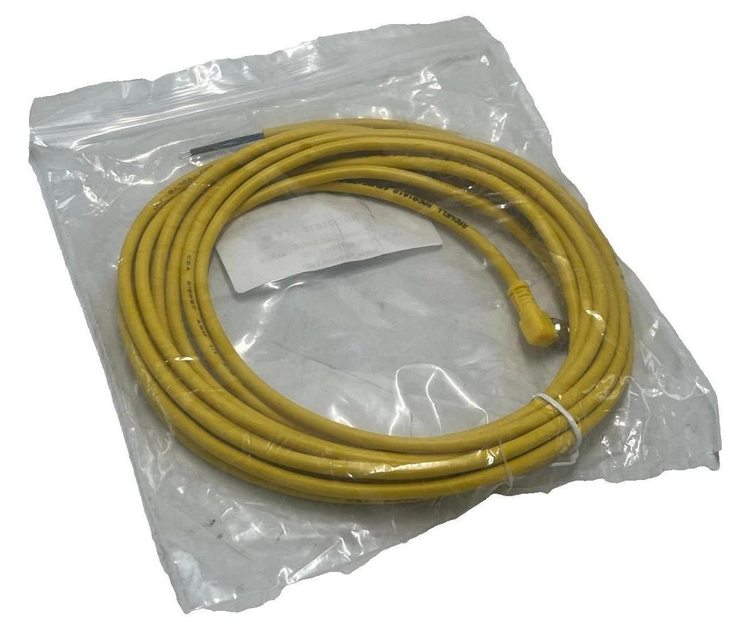 Radwell RAD01618 M8 Pico Female Right Angle 3-Pin Cord Set 5m PVC Cable, NSMP