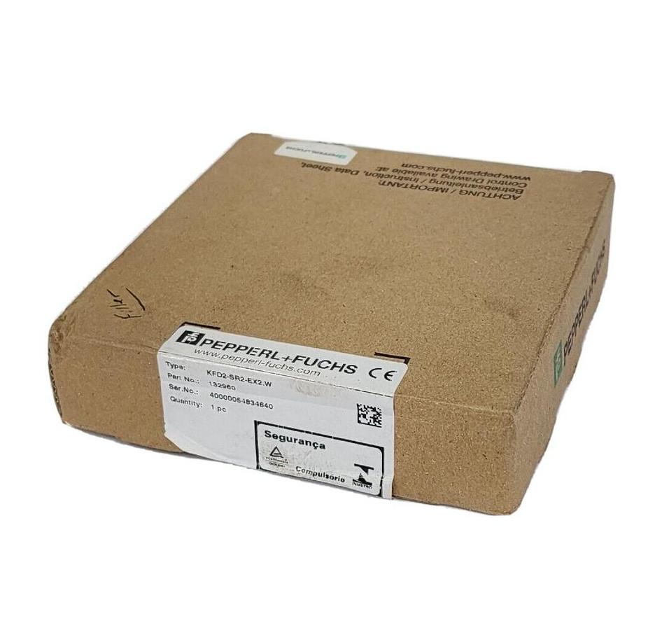 Used NIB PEPPERL+FUCHS KFD2-SR2-EX2.W SWITCH AMPLIFIER PART NO. 132960