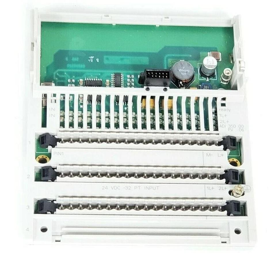 Used SCHNEIDER MODICON TSX MOMENTUM 170ADI35000 I/O BASE 24VDC-32PT IN PV: 06, RL: 17