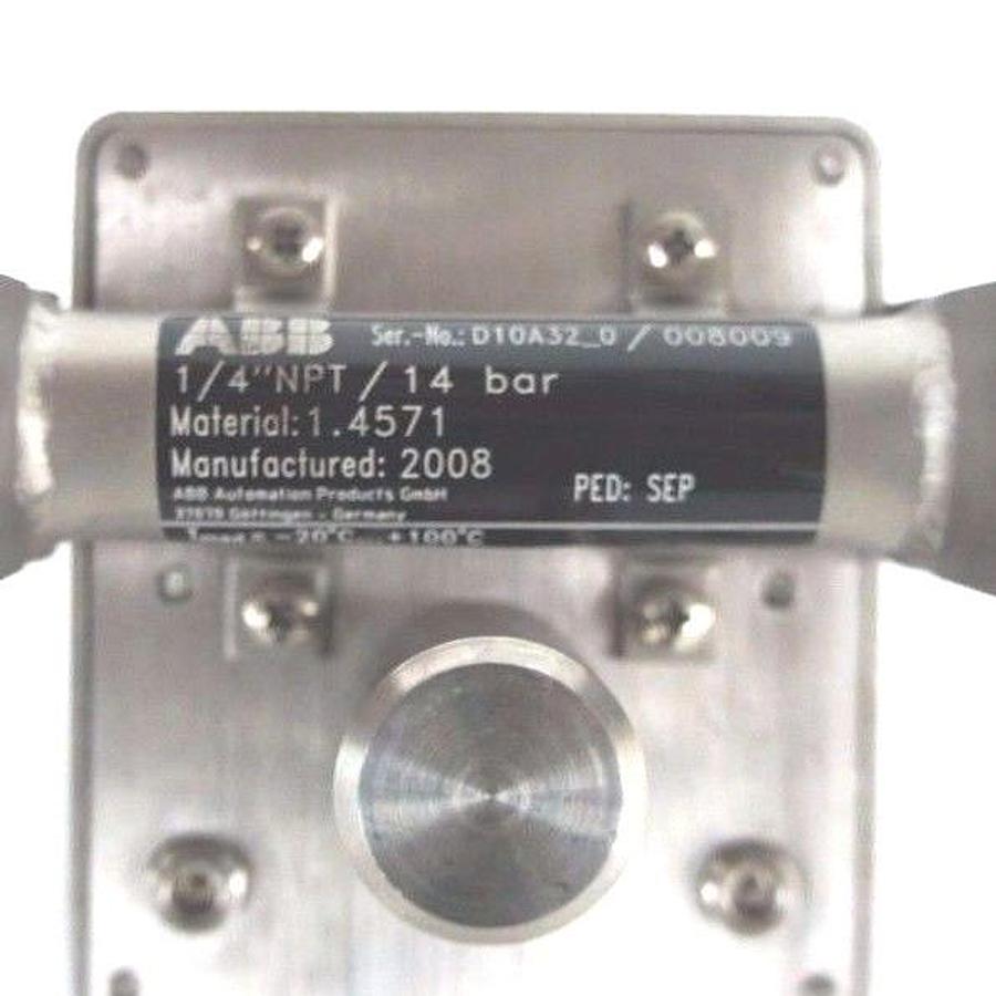 Used NEW ABB MOD. D10A32-0 FLOWMETER 0-2.0 240150211/X011 TAG NO. 208FG-1052
