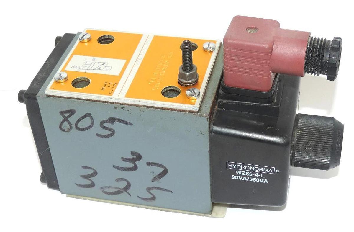 Used REXROTH 5-4WE10JA32/CW110N9Z45/C VALVE W/ WZ65-4-L COIL
