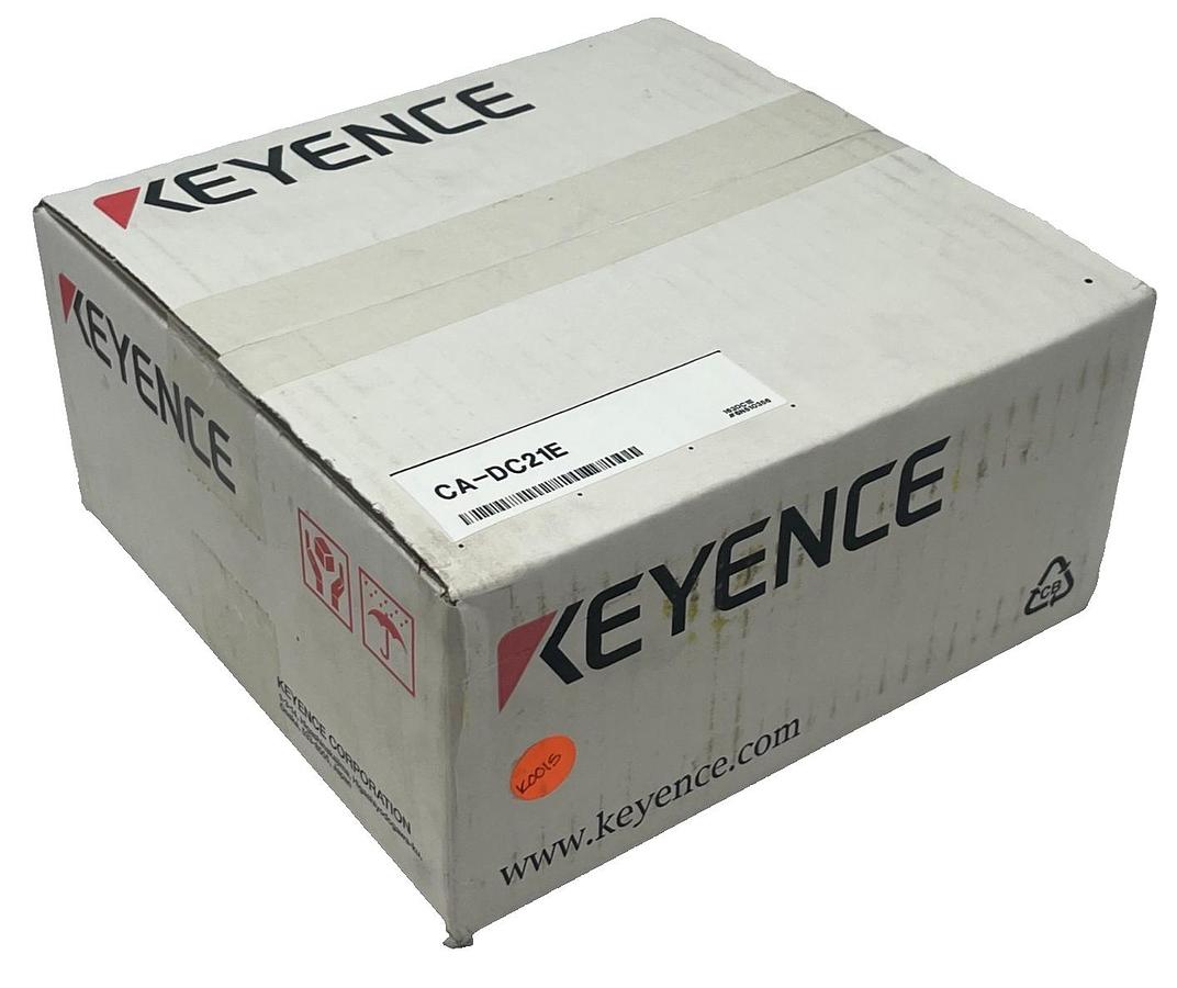 Used KEYENCE CA-DC21E LED Illumination Controller 2-Channel 12/24VDC 40W Max NSFS
