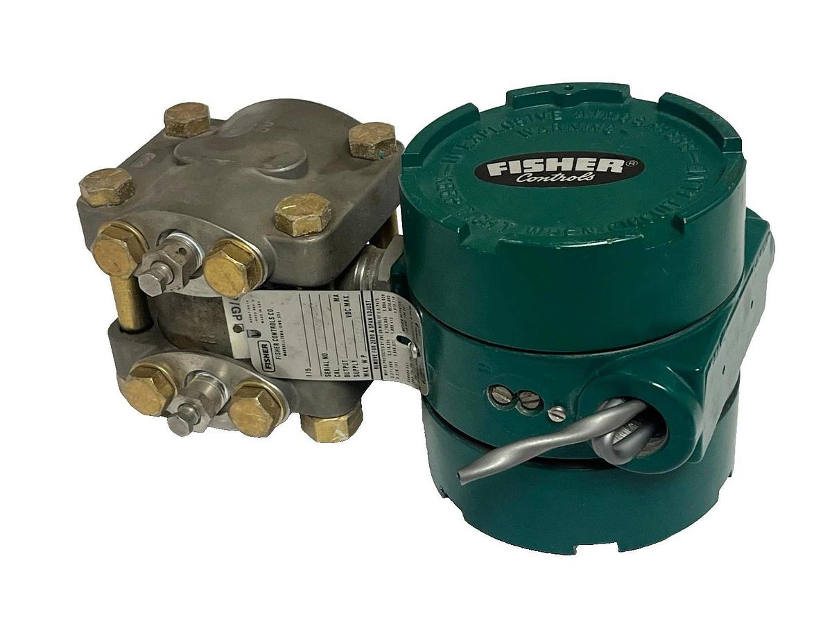 Used FISHER CONTROLS 115-1DP4E22 PRESSURE TRANSMITTER 4-20MA 45VDC 2000PSI 1151DP4E22