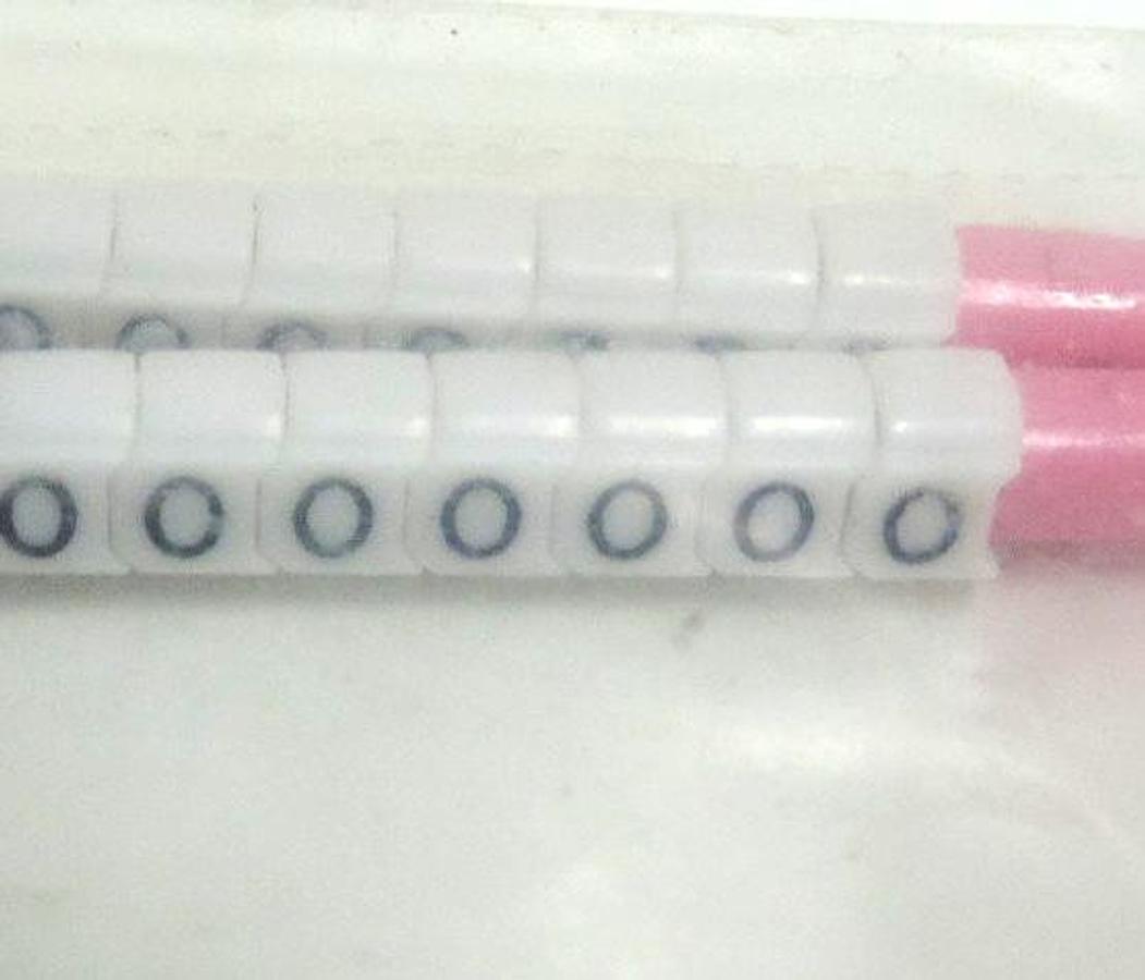 1PK PANDUIT PCA23-0 CLIP ON (0) WIRE MARKERS 3 WANDS 20 CLIPS-WAND .234"-.367"