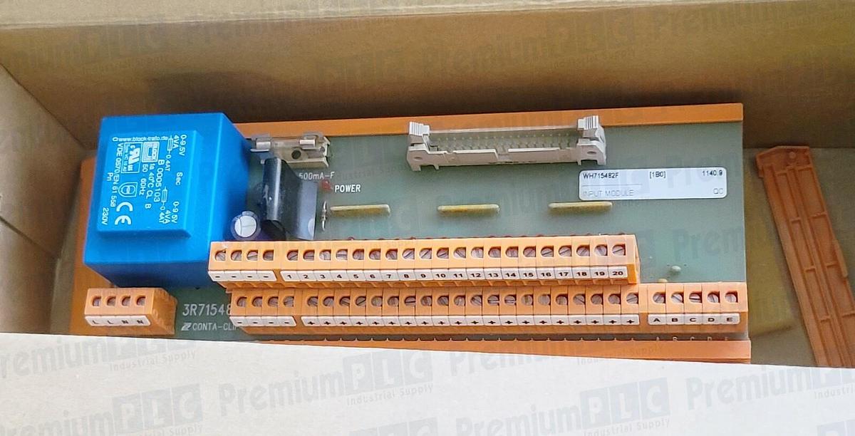 Used NEW CONTA-CLIP VERBINDUNGSTECHNIK WH715482F INPUT MODULE 1140.9