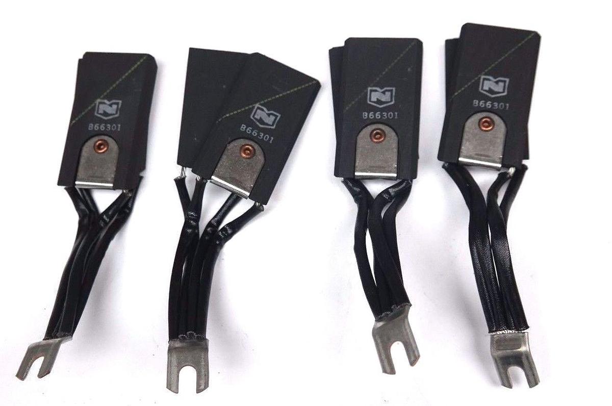 Used NEW NATIONAL B66301 CARBON BRUSH PACK OF 4