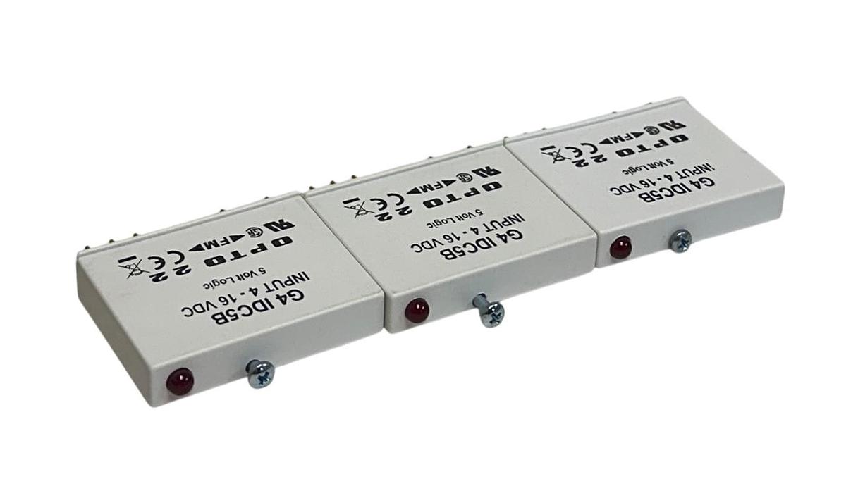 Used 3 OPTO 22 G4 IDC5B DIGITAL I/O INPUT MODULES 4-16VDC 5V LOGIC OEM G4IDC5B NSNP