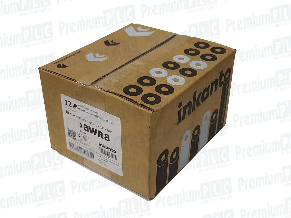 Used BOX OF 12 INKANTO 4.17"x984' AWR 8 T57146IO INTERMEC EASYCODER PF8/PC43T/PD43