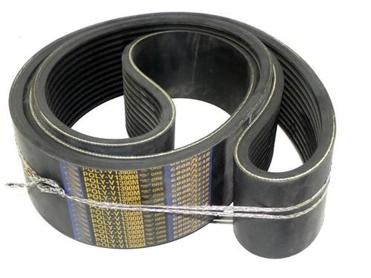 Used NEW GOODYEAR POLY-V 1390M22 ORS V-BELT MULT-RIB 1390M