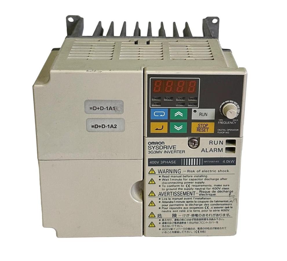 Used OMRON 3G3MV-A4040 / 3G3MVA4040 INVERTER DRIVE 380-460VAC 50/60Hz 12A 3G3MV PJOP