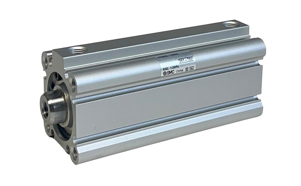 Used NEW SMC CQ2A32-75DCZ / CQ2A3275DCZ COMPACT PNEUMATIC CYLINDER 1.0MPa NSNP