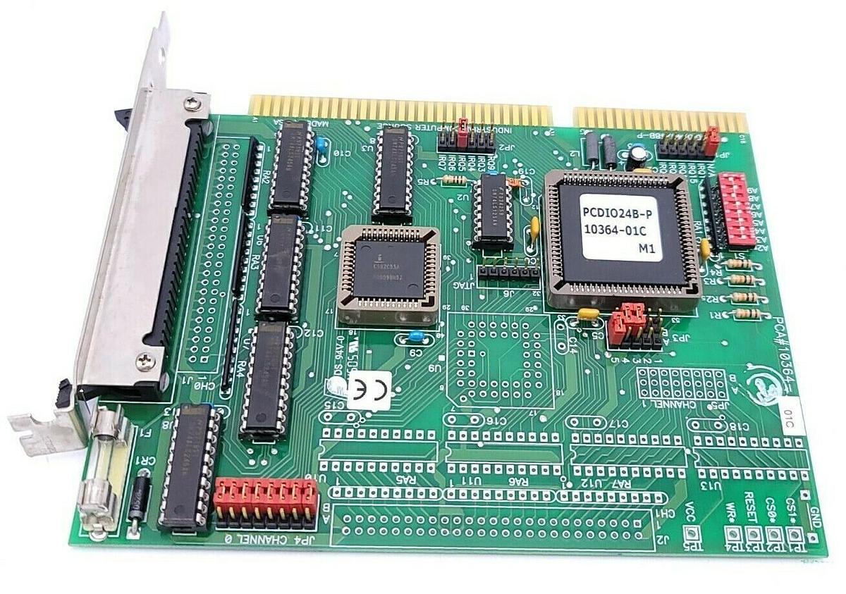 Used INDUSTRIAL COMPUTER SOURCE 10364-01C PC BOARD PCDI024B/48B-P