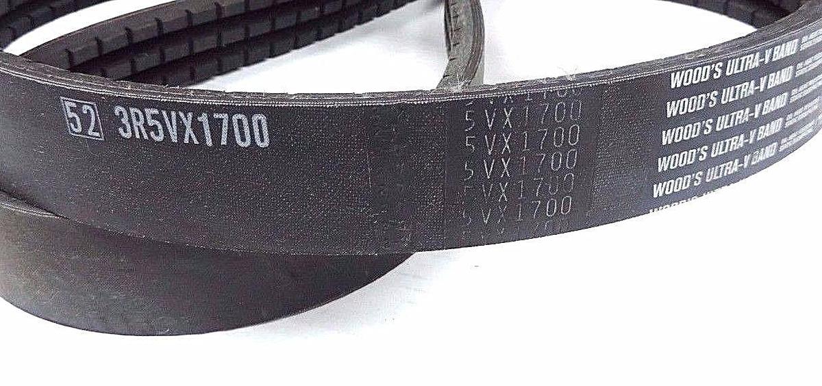 NEW TB WOOD'S 3R5VX1700 ULTRA V-BAND BELT 170'' OUTSIDE LENGTH