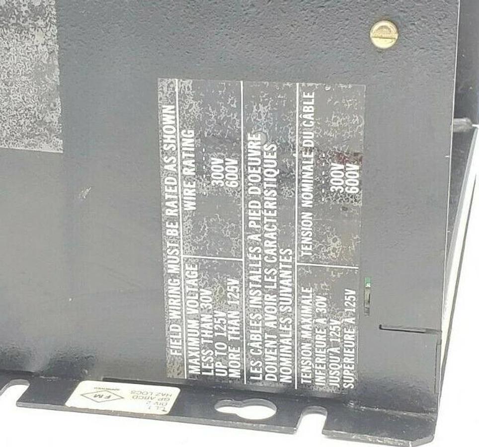 Used SQUARE D SYMAX 8030 RRK-100 SER. 03 5-SLOT REG. RACK CHASSIS ASSEMBLY 8030RRK100