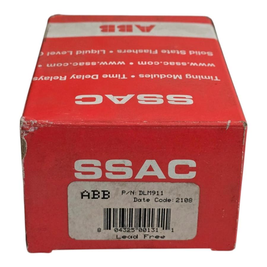 Used ABB SSAC DLM911 Three-Phase Voltage Monitor Protector Relay 400-480VAC NSMP