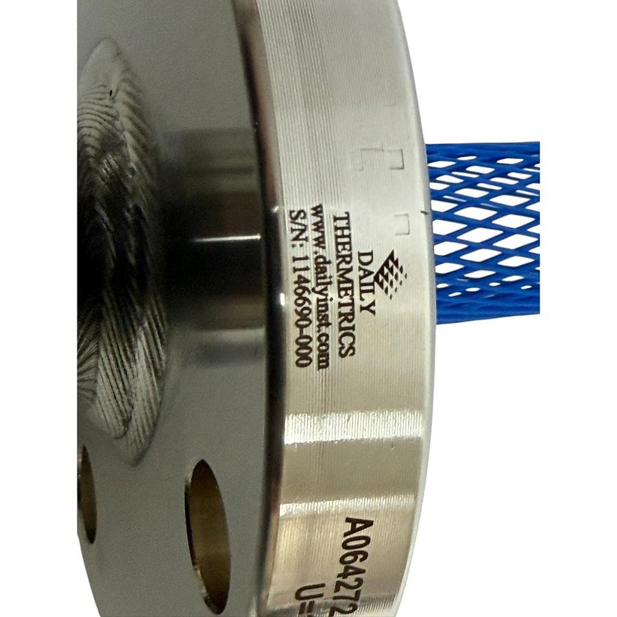 Used Daily Thermetrics A064272-SE-TW Thermowell Flanged Assy. 10" 316L Thermocouple