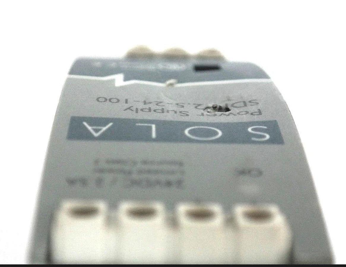 Used SOLA ELECTRIC SDN-2.5-24-100 POWER SUPPLY 24VDC 2.5AMP SDN2524100