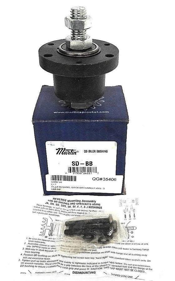 Used NIB MARTIN SD-BB QD IDLER BUSHING SDBB