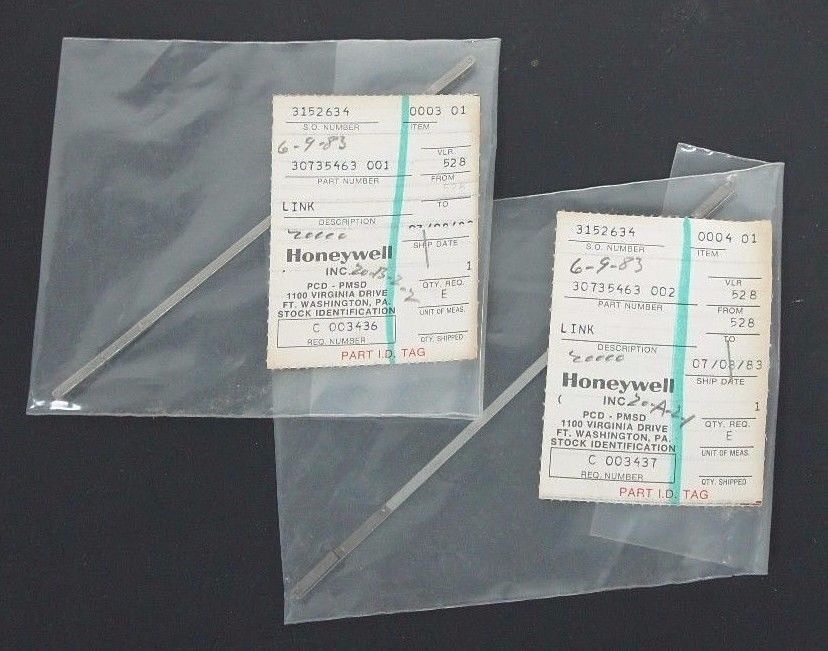 Used LOT OF 2 NEW HONEYWELL 30735463 002 LINK CONNECTORS 30735463002