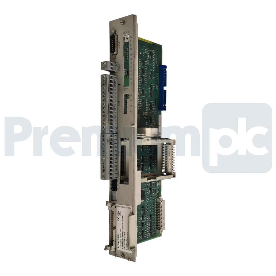 Used Siemens 6SN1118-0AA11-0AA1 SIMODRIVE 611 Standard Control Unit 1-Axis Ver C USED