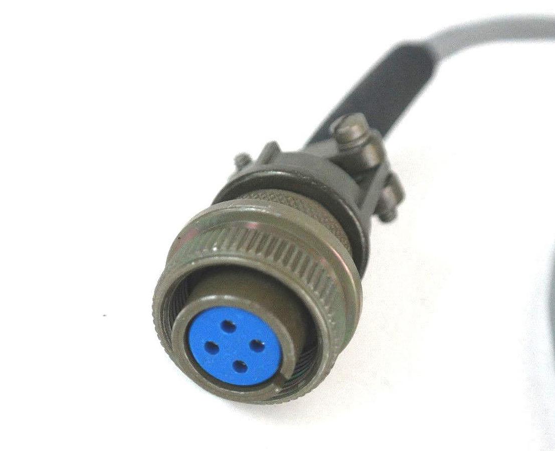Used NEW EHC64L 4-PIN CONNECTOR CABLE ASSEMBLY M4694, MS-25F