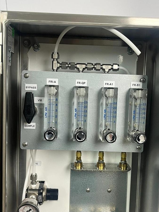 Envea DAAMS 3-Tube Gas Sampling System | SMC Regulator & Dwyer Gauge | NSNP