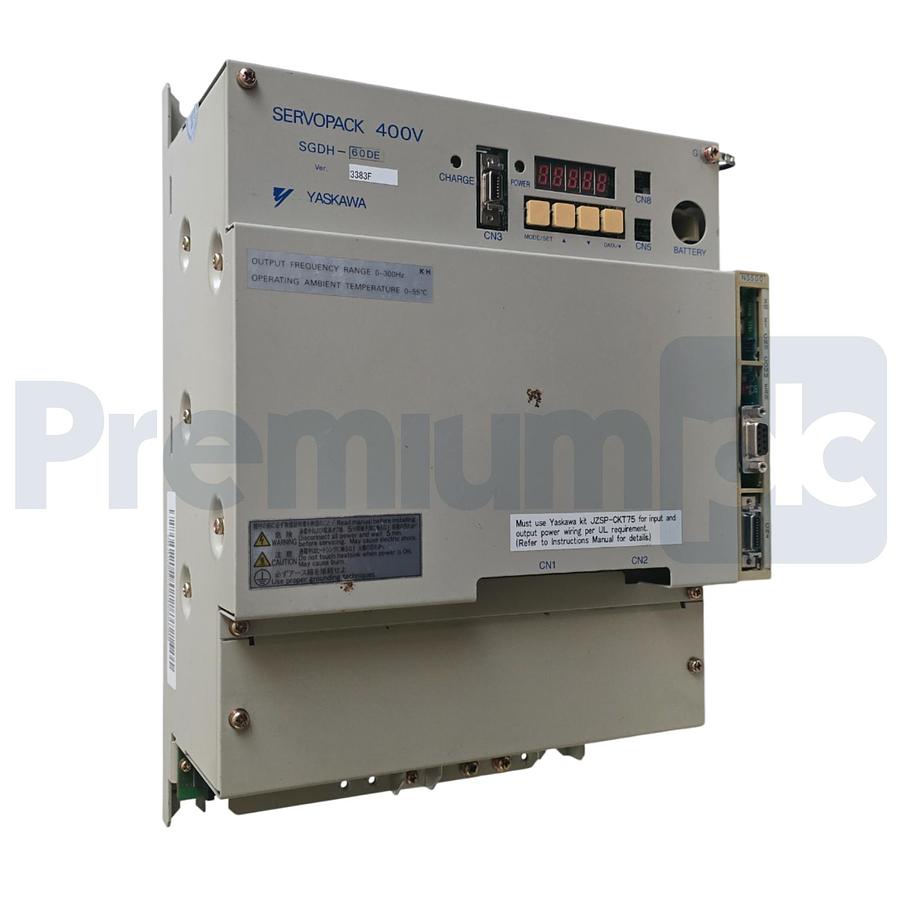 Used YASKAWA SGDH-60DE / SGDH60DE SIGMA II SERVOPACK AMPLIFIER 400V 6kW w/JUSP-NS500