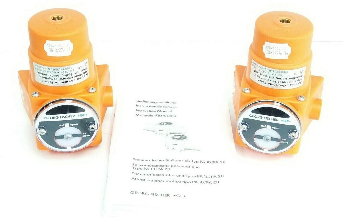 Used LOT OF 2 NIB GF SIGNET 198.150.778 ACTUATED VALVES 16-3227k 14 PA-10