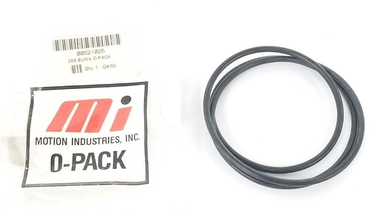 Used NEW MOTION INDUSTRIES 00621025 269 BUNA O-PACK