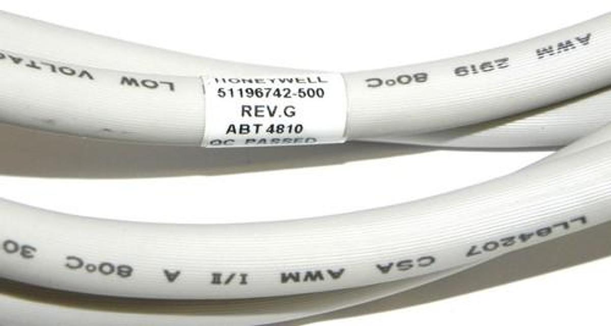 NEW HONEYWELL 51196742-500 CABLE REV. G ABT 4810, 8' LONG