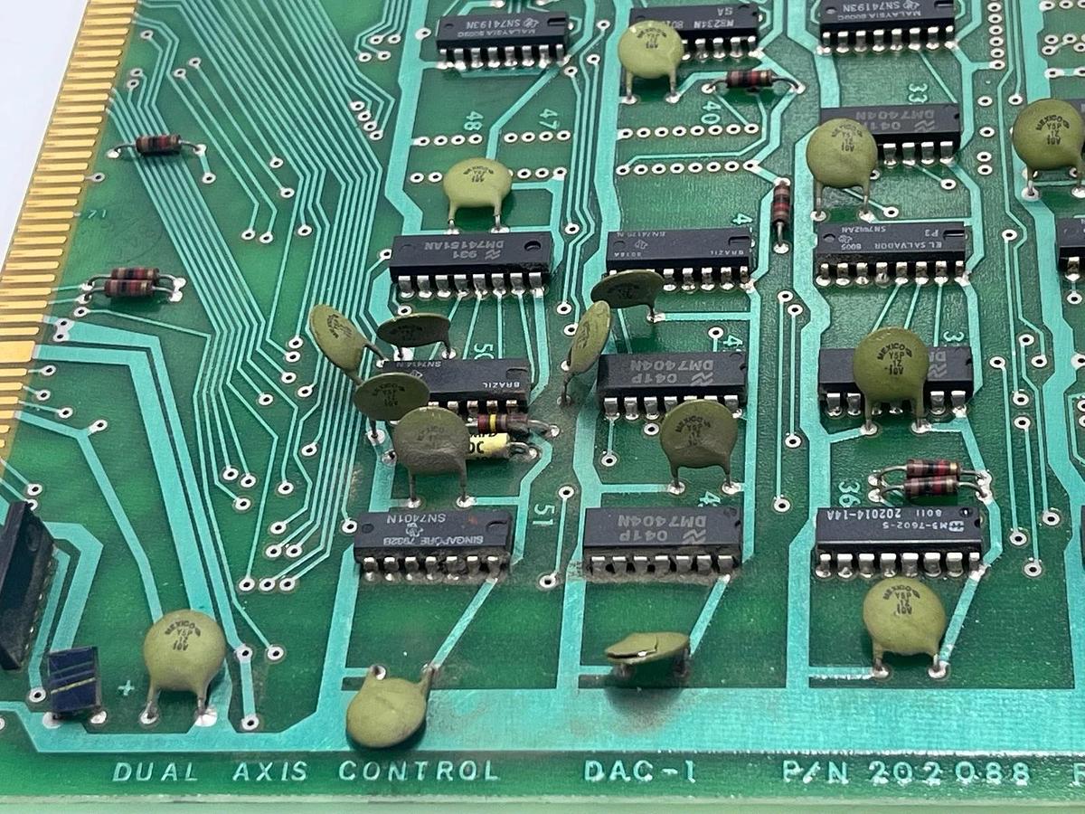 Used Excellon DAC-1 Dual Axis Control Board | 202088 Rev B | Assy 202089-22 Rev K