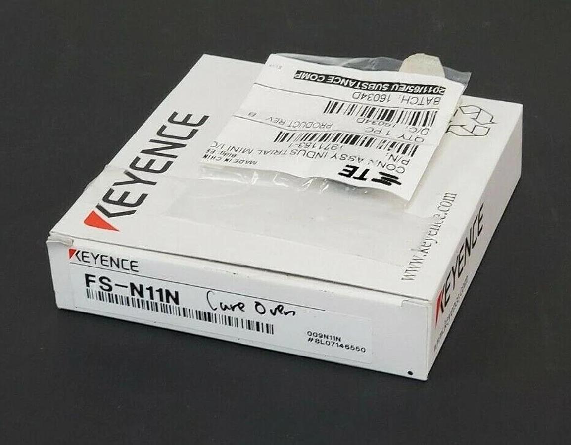 Used NIB KEYENCE FS-N11N FIBER OPTIC SENSOR DIGITAL FSN11N