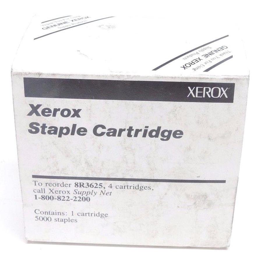 Used NIB XEROX STAPLE CARTRIDGE TO RECORDER 8R3625 CONTAINS 5000 STAPLES 502P18311