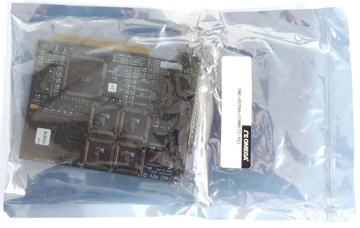 NIB OMEGA OMG-ULTRA-COMM422-PCI AUTOMATIC FOUR POINT PCI RS-422/485 INTERFACE