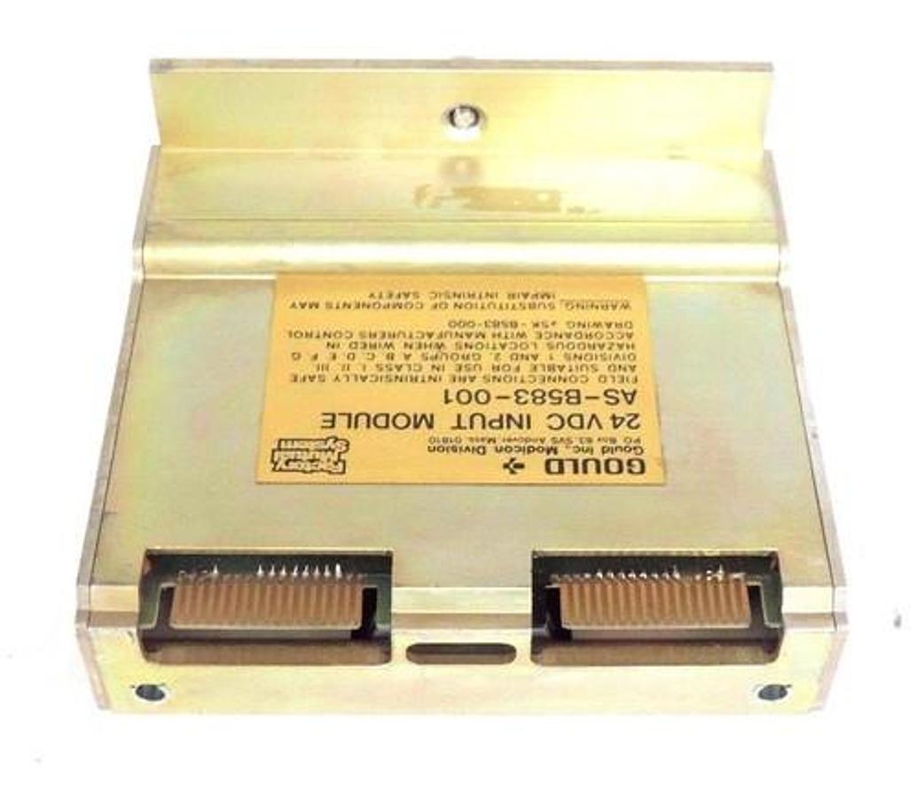 Used GOULD MODICON AS-B583-001 LATCHED PROXIMITY MODULE 25.2VDC, 1.5MA, ASB583001