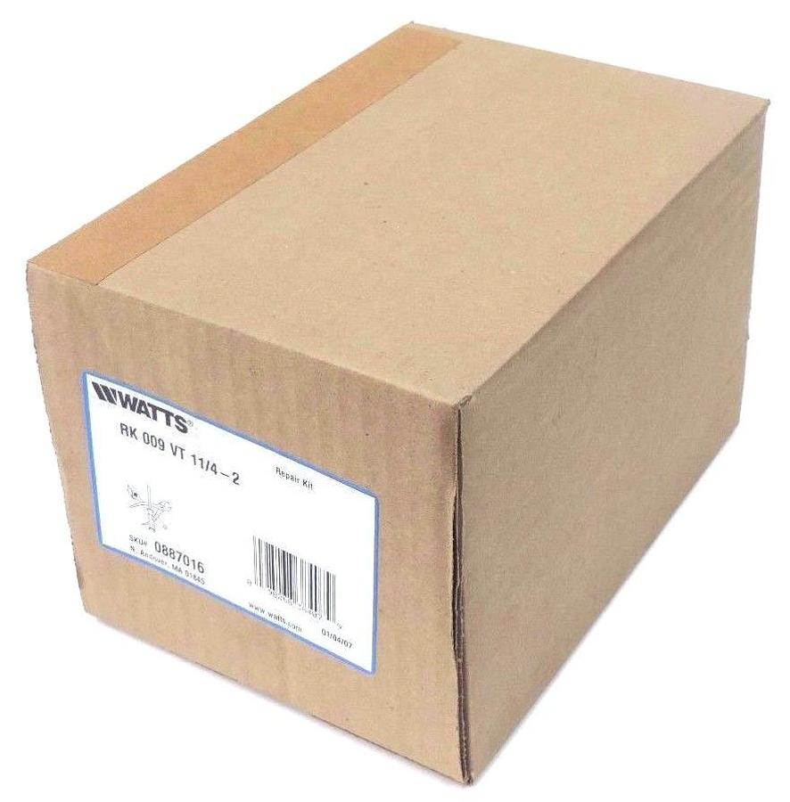 Used NIB WATTS RK-009-VT-11/4-2 BACKFLOW PREVENTER TOTAL RELIEF VALVE KIT 0887016